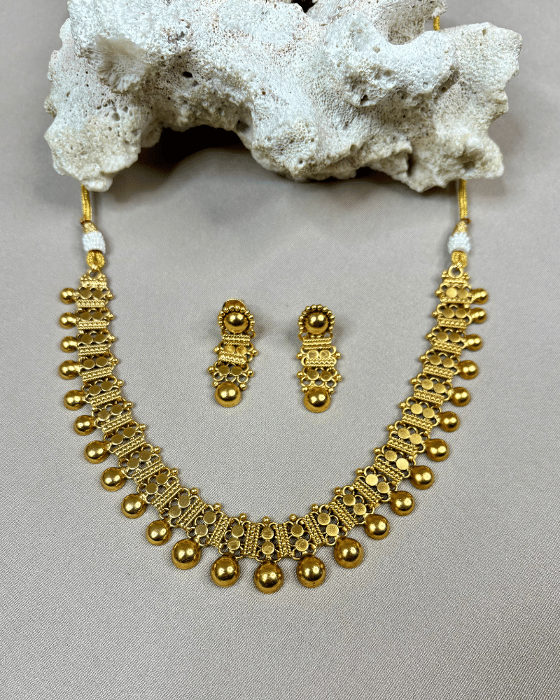 Nakshi Golden Necklace