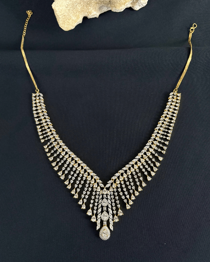 Sheesh Mahal Diamond Necklace