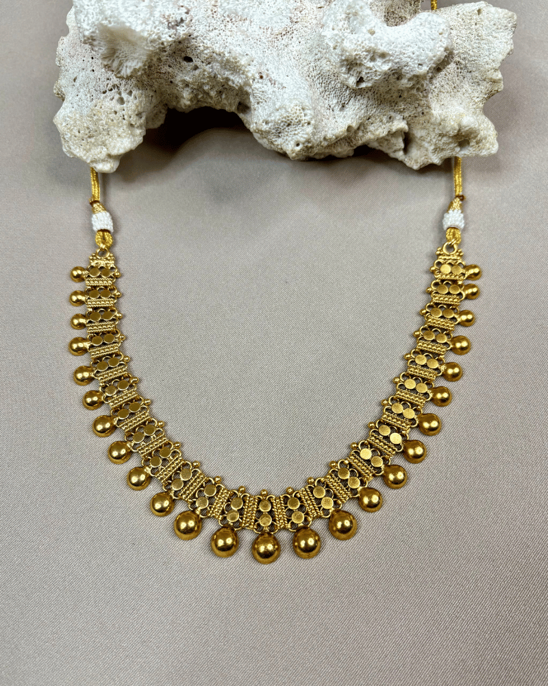Nakshi Golden Necklace