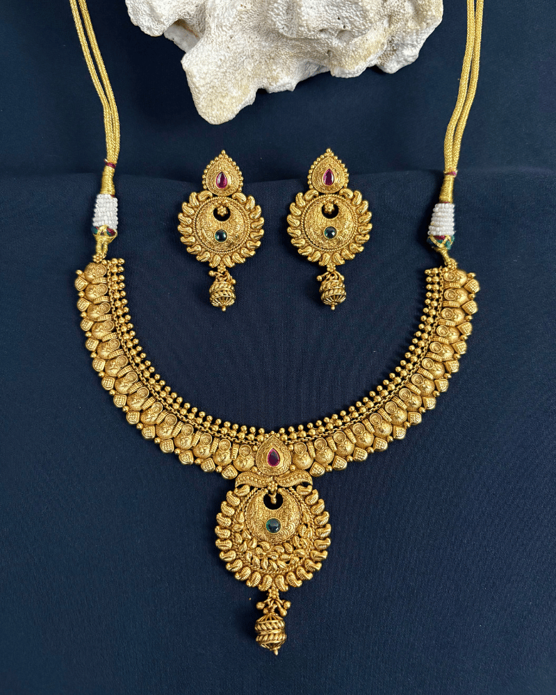 Rajsi Golden Necklace
