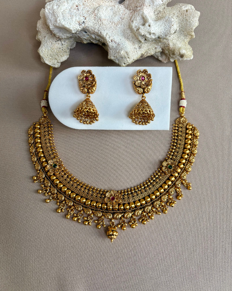Rajsi Golden Necklace