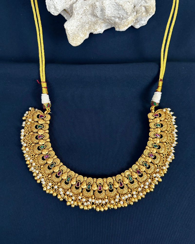 Virasat Lakshmi Haar | Maang Tikka Set