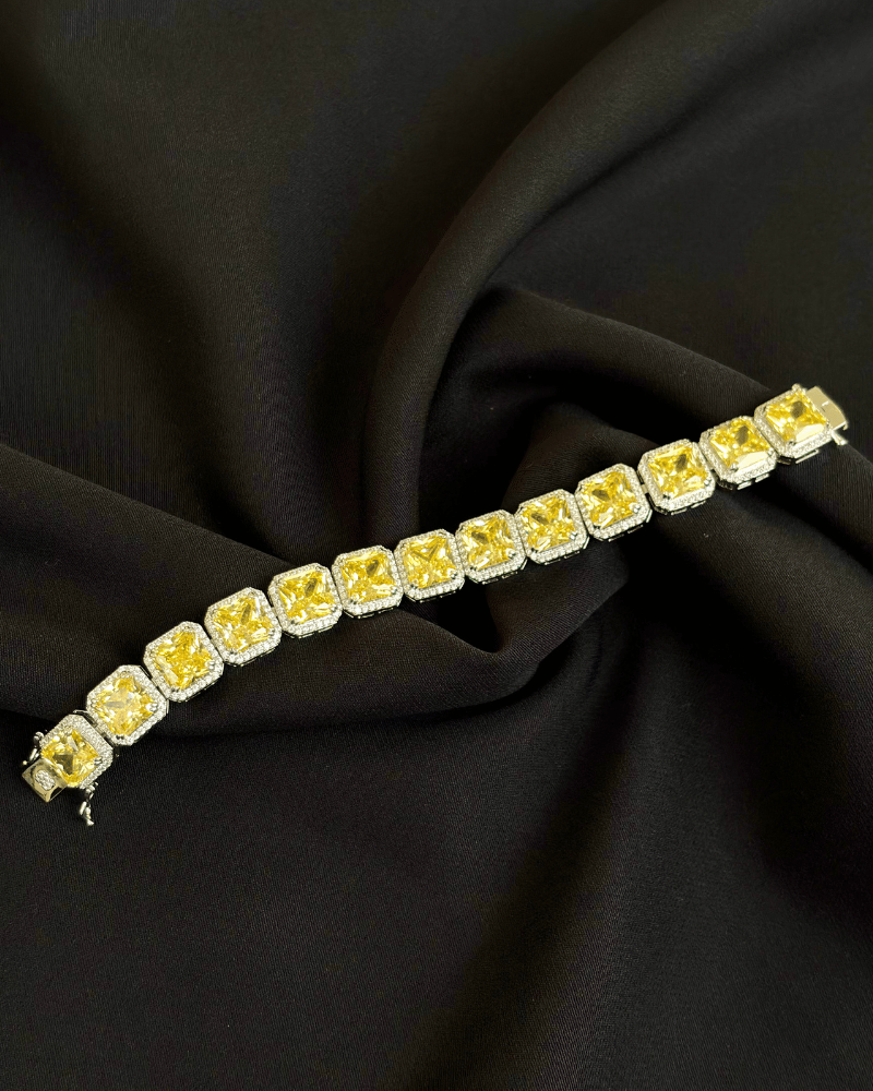 Queen Citron Bracelet | Rhodium Plating