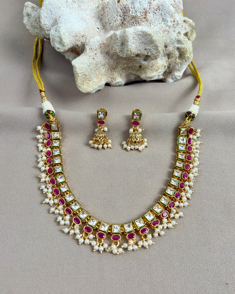 Reverse AD Ranjika Ruby Necklace