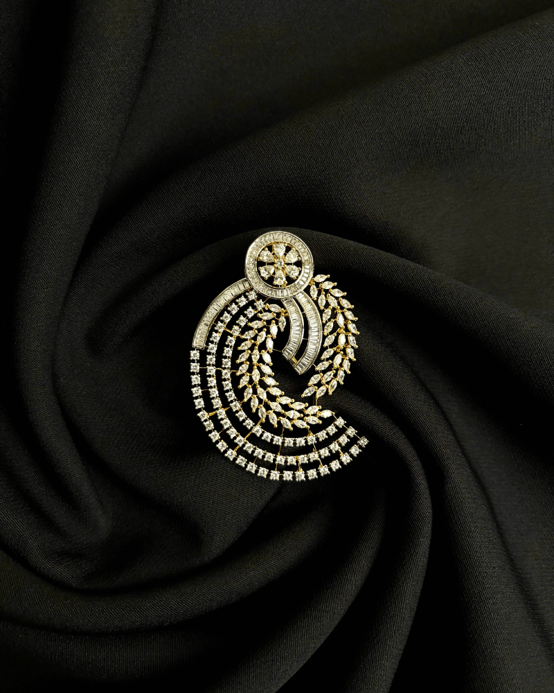 Meenashi Diamond Pendant | Big Size