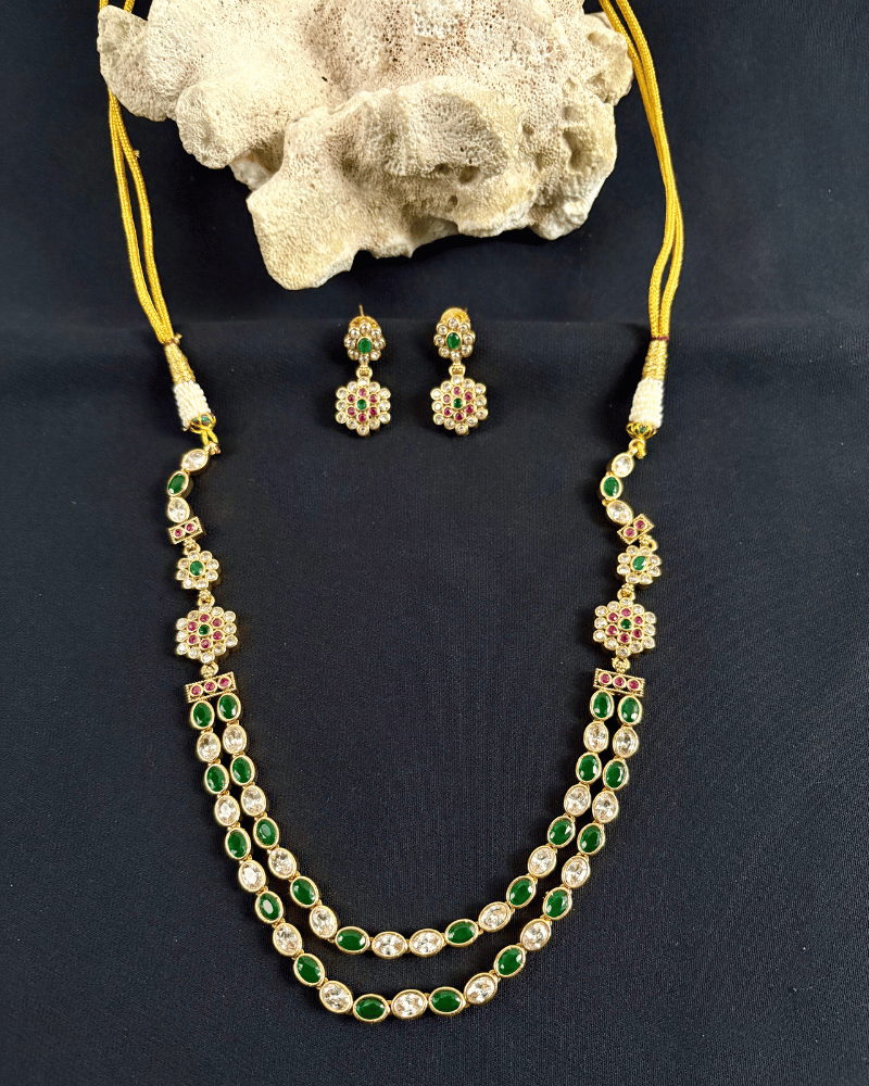 Double Line Reverse AD Emerald Haar