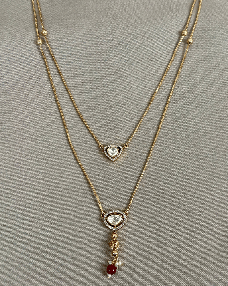 Kundan Drop Necklace