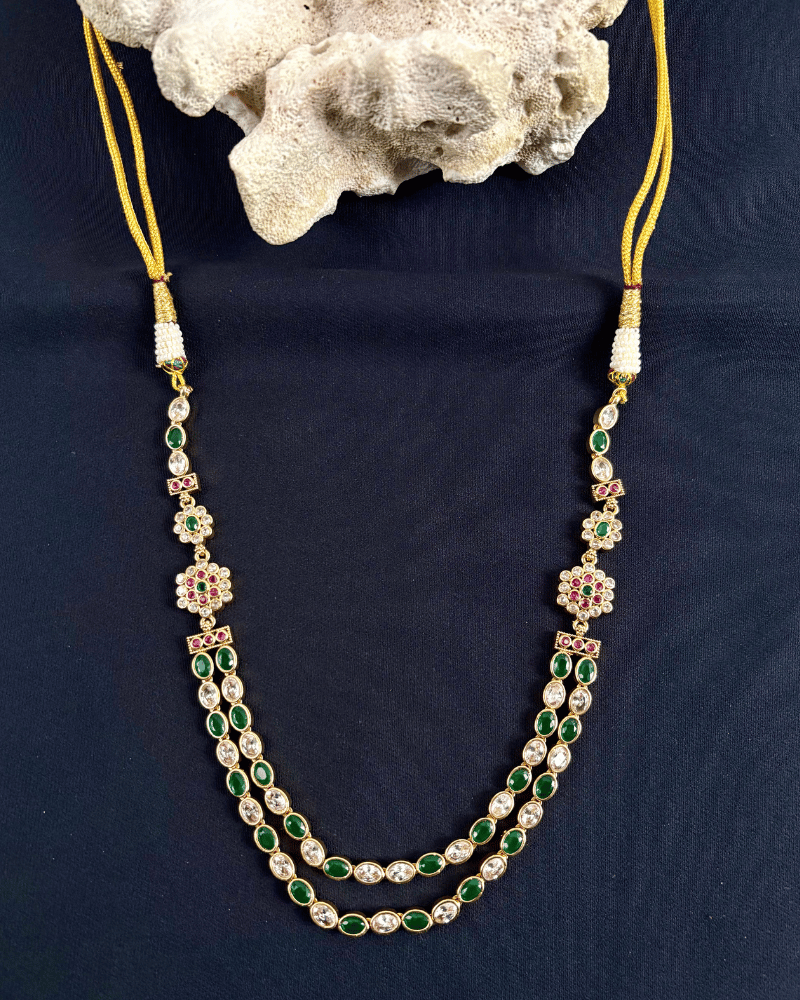 Double Line Reverse AD Emerald Haar