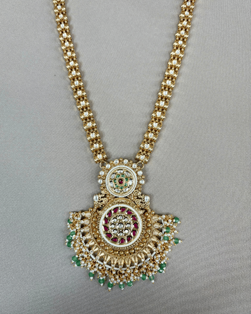 Gaurika Heritage Raani Haar | 18K Gold Plating