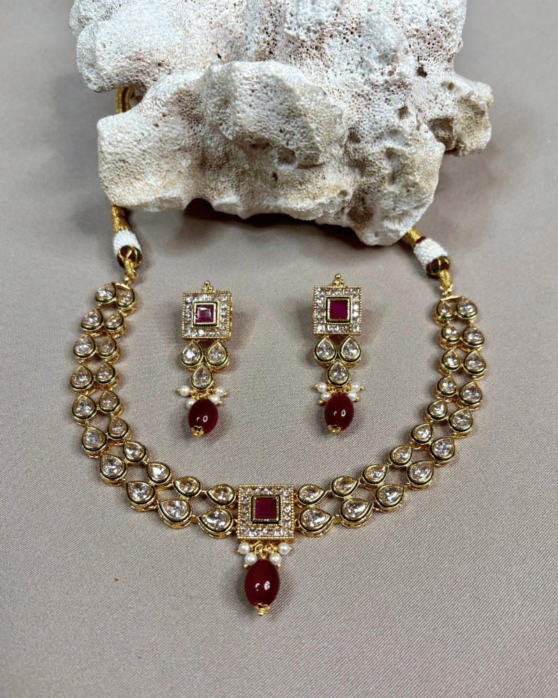 Reverse AD Scarlet Drop Necklace