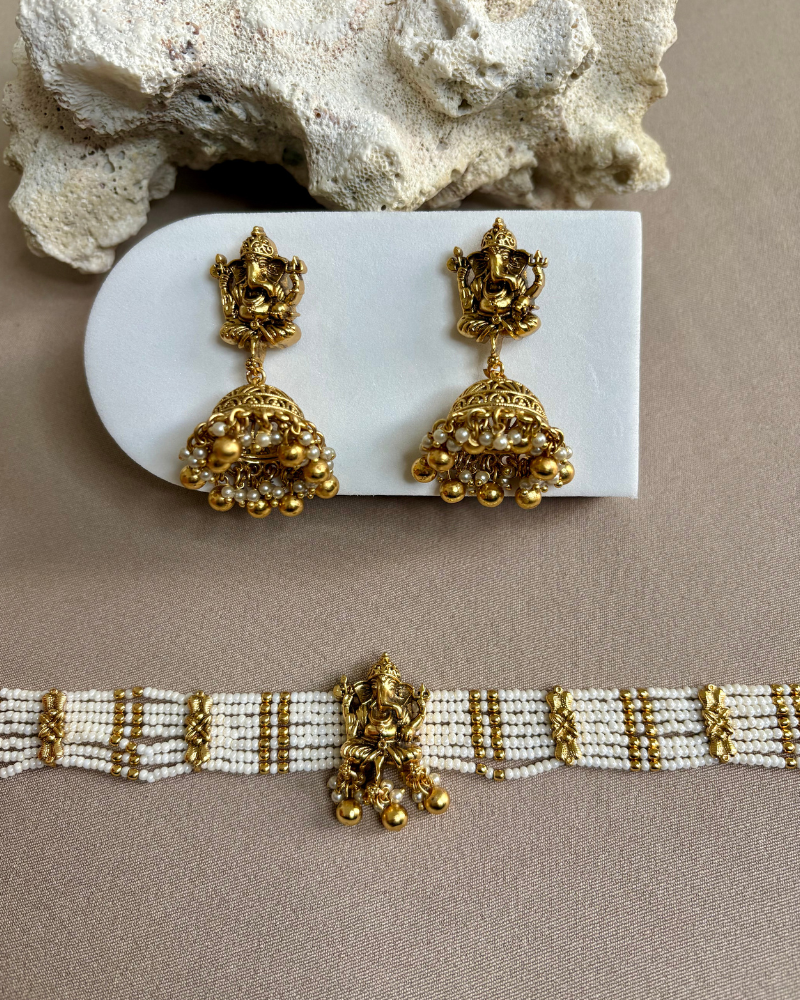 Ganesha Temple Choker
