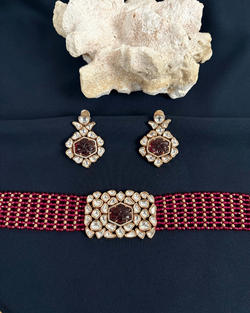 Ruby Heirloom Choker Set
