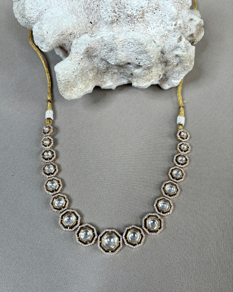 Noorika Polki Necklace | 18K Gold Plating