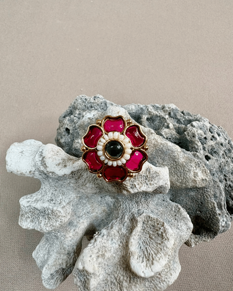 Heritage Floral Ring | Adjustable