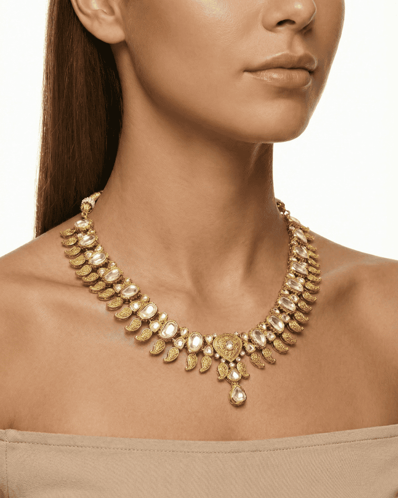 Ishara Polki Necklace | Mint Work