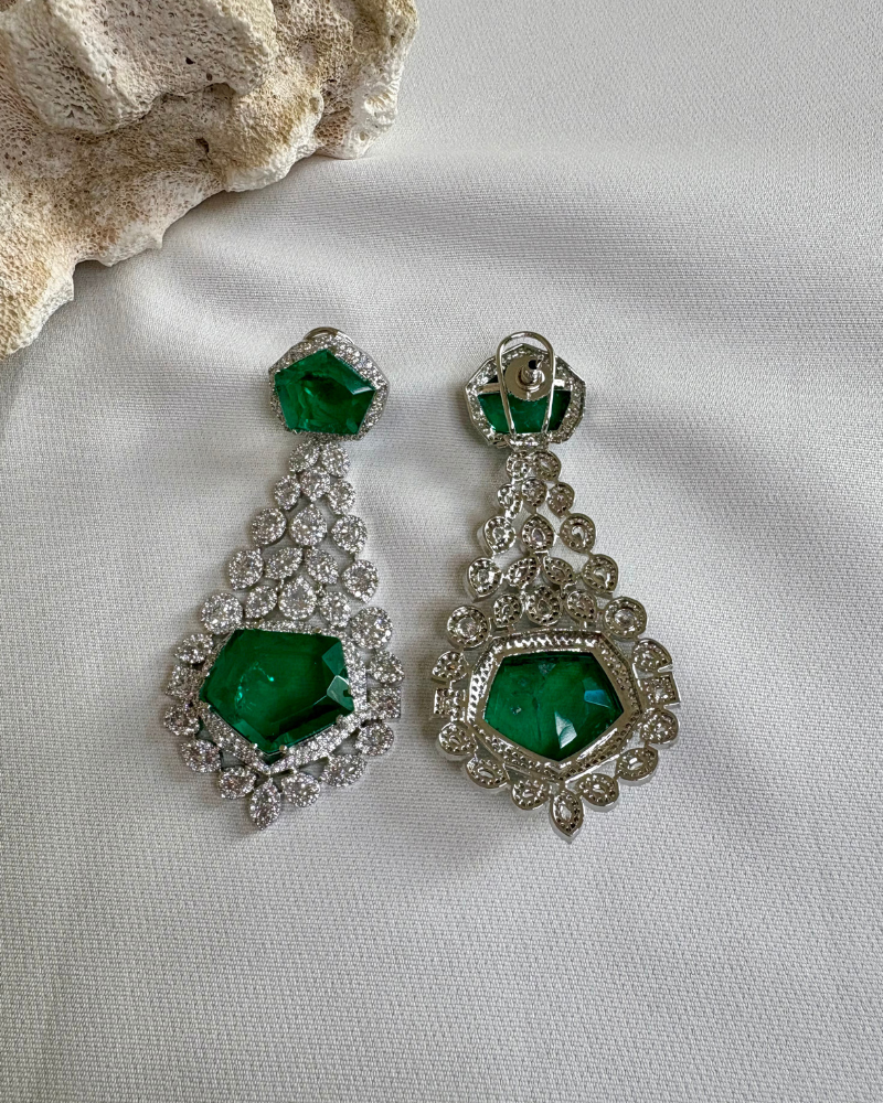 Sparkling Diamond Earrings