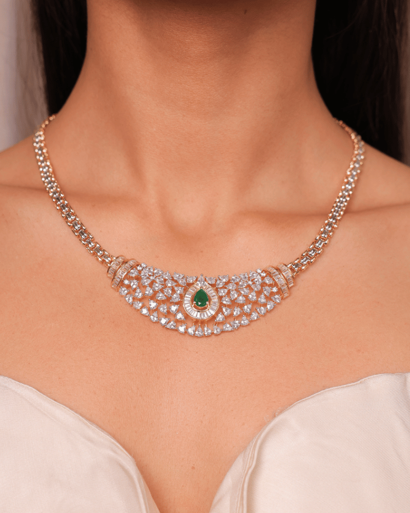 Emerald Diamond Mangalsutra