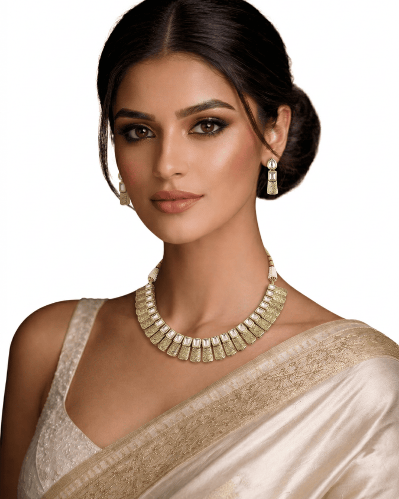 Royal Manikarnika Kundan Necklace | Mint Work