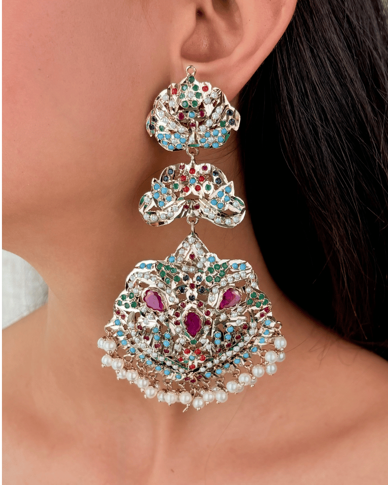 Ratna Mehfil Jadaau Earrings | Big Size
