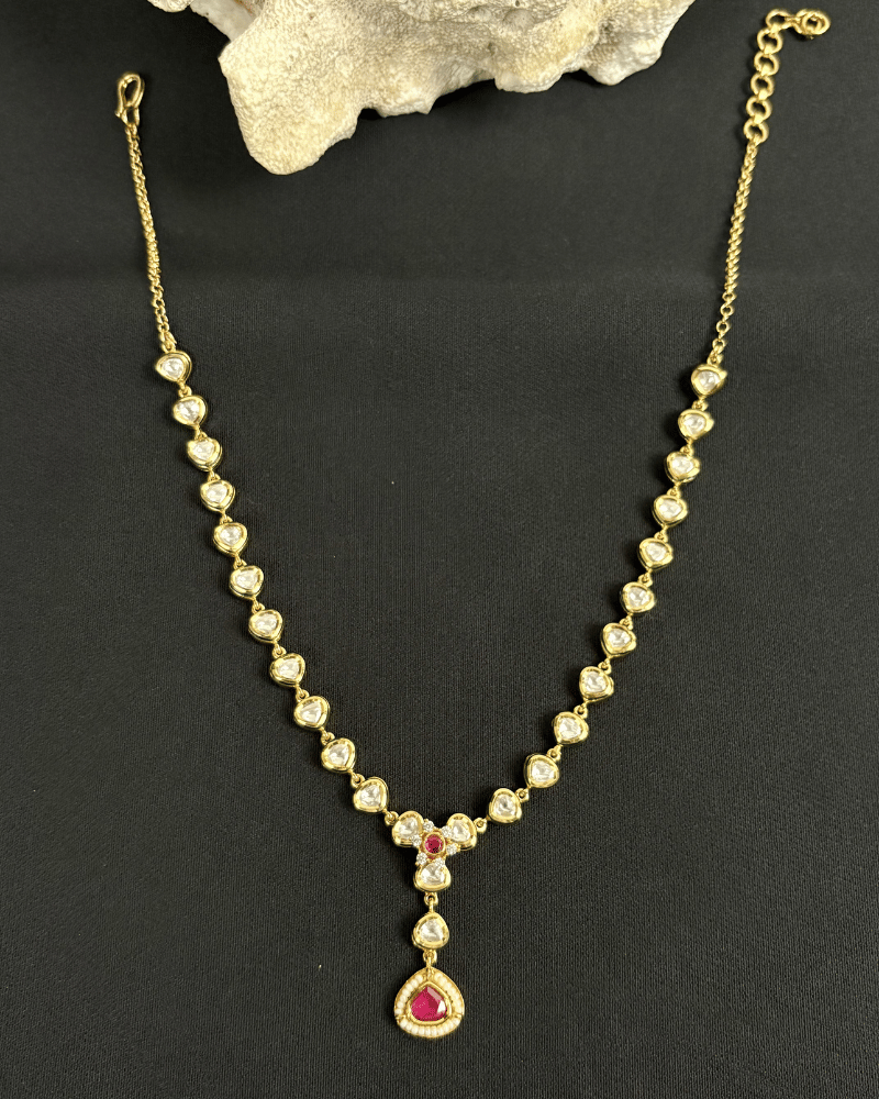 Ruhani Ruby Polki Necklace