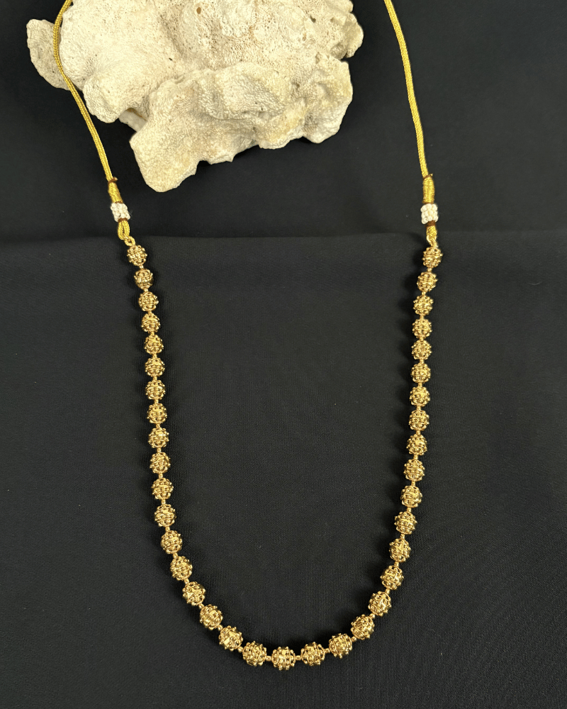 Antique Golden Matar Mala