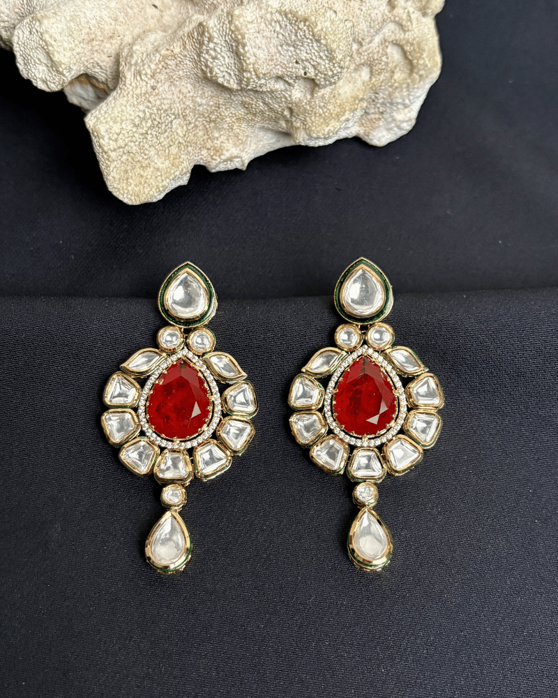 Raktika Ruby Danglers