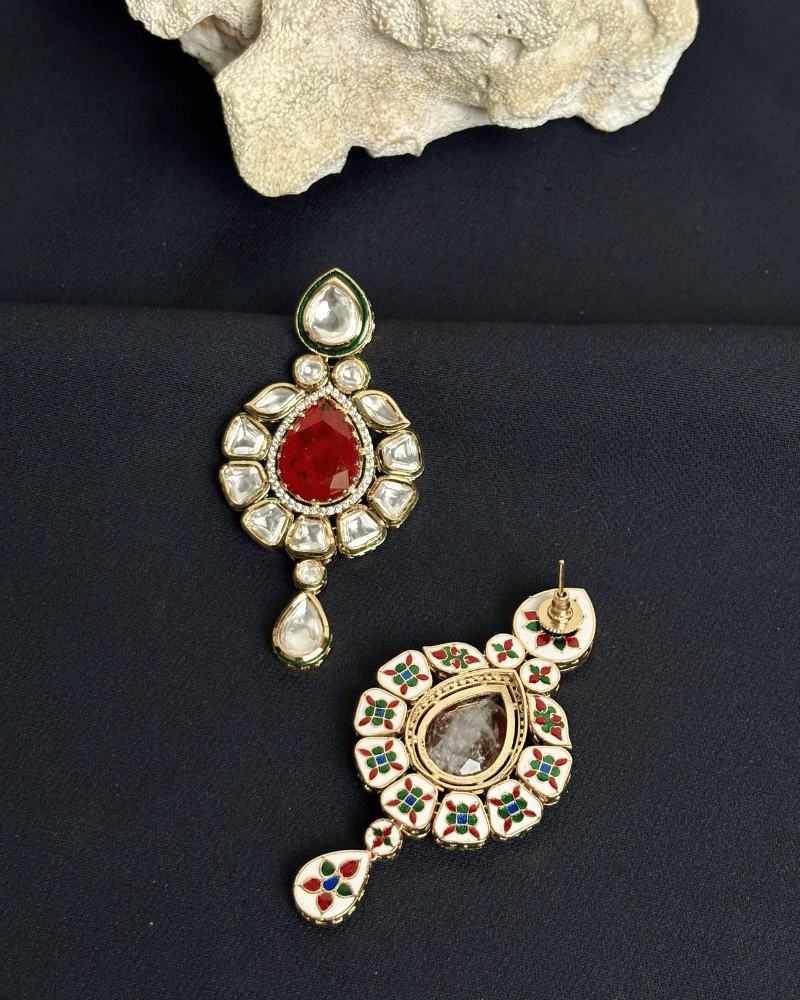 Raktika Ruby Danglers